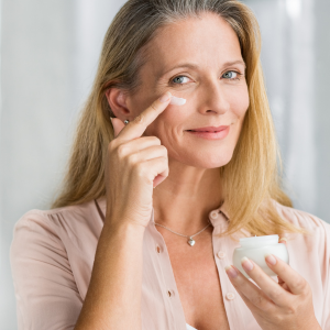 Hormon-Gesichtscreme Falten