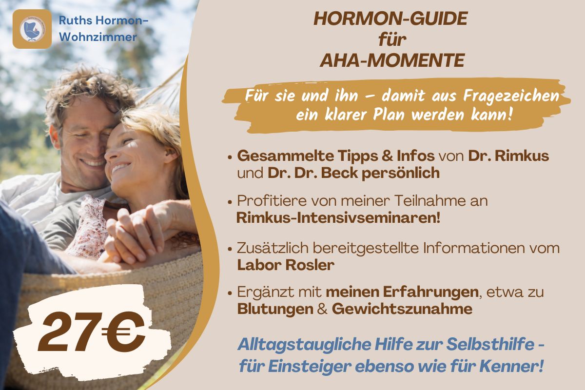 Hormonguide bioidentische Hormone Wechseljahre